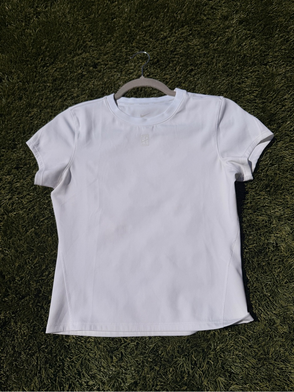 White Nike Short-Sleeve Performance Tee